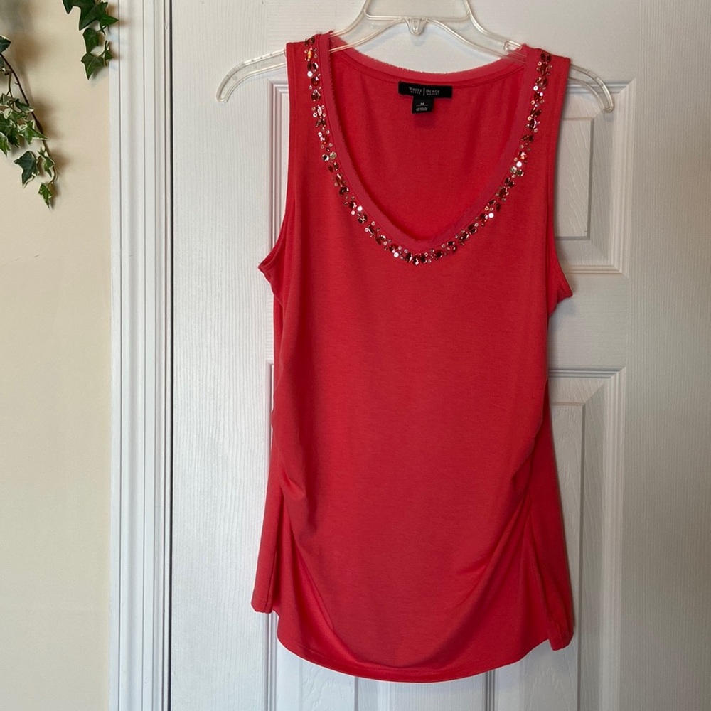 WHBM Melon Blouse Tank Cami